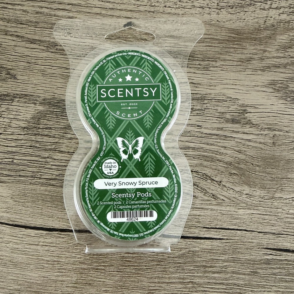 Scentsy Scent Pods (2Pods) New In Package Very Snowy Spruce Winter Christmas
